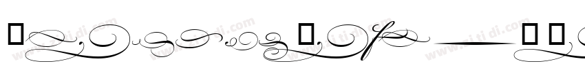 Bickham Script Regul字体转换